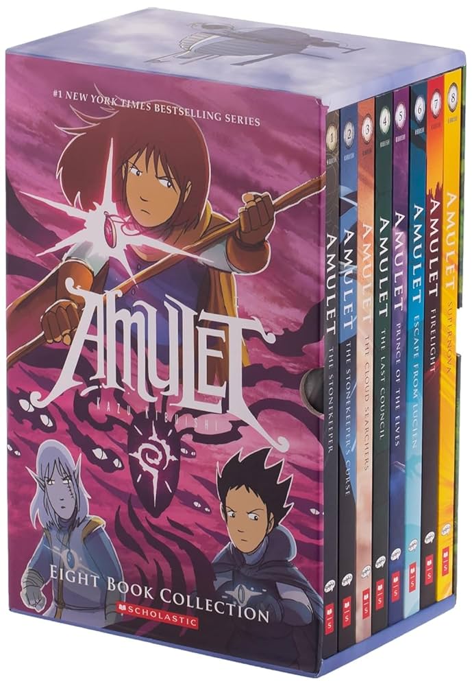 AMULET 英語本　1〜8巻セット Amazon.com: Amulet #1-8 Box Set: kazu kibuishi: Books
